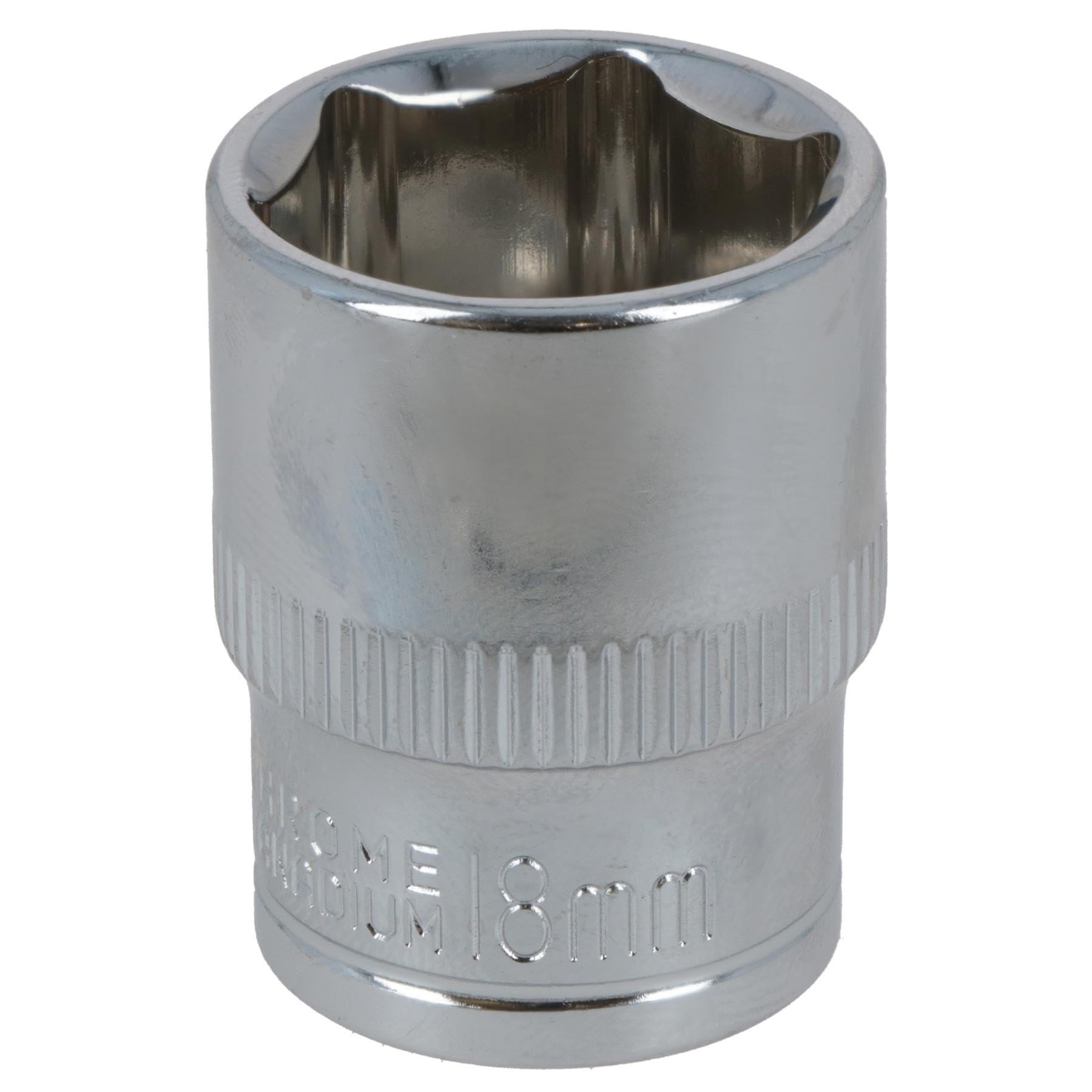 18mm 3/8" Drive Shallow Metric Socket Single Hex / 6 Sided Bergen