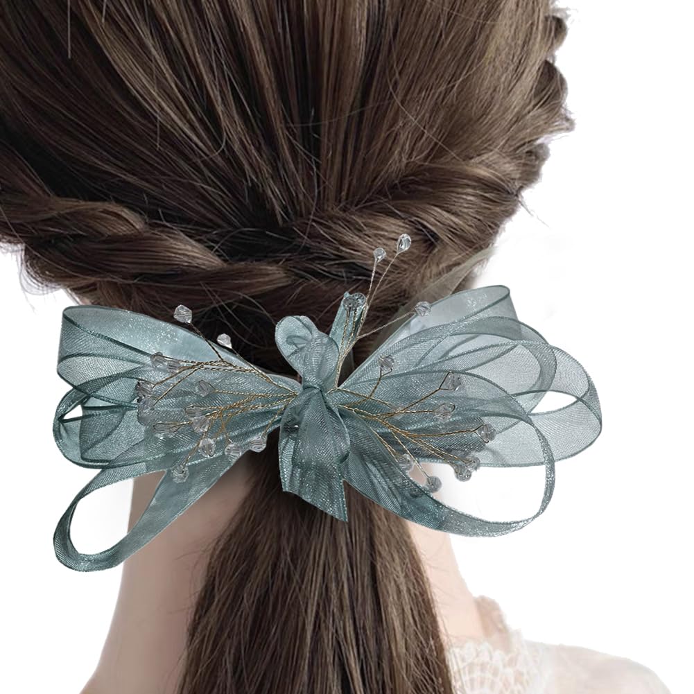 チュール ベージュ バレッタ ヘアアクセサリー パーティー 楽天市場】【全品送料無料×P最大47倍！】 バレッタ ヘアクリップ