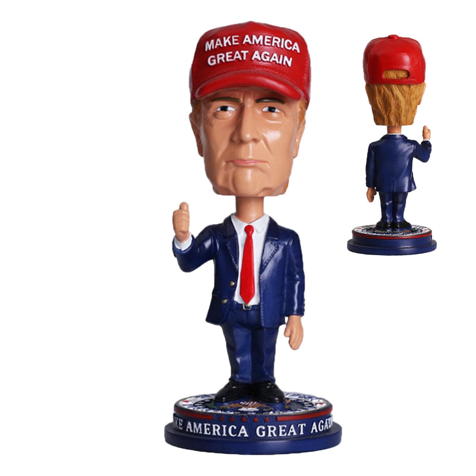 Yorajuy Trumps Bobblehead Statue, Presidential Figures, Car Decoration