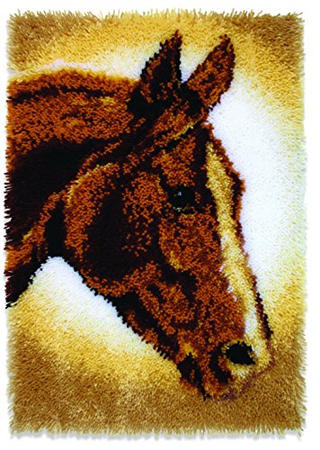 Wonderart Classics Horse Latch Hook Kit, 20" X 30" - Thumbnail 2