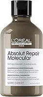 L’Oréal Professionnel Shampoo Absolut Repair Molecular, Repara Danos e Restaura Todos os Tipos de Cabelos Danificados, Sem Sulfato, SERIE EXPERT, 300ml
