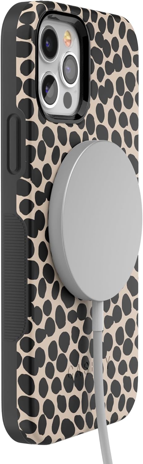 Casely iPhone 12/12 Pro Case | Lost in Spots | Cheetah Print | Bold Protective Design | MagSafe Compatible Design