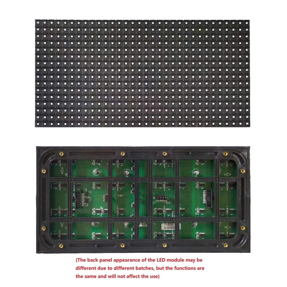 2 Pezzi P10 Modulo LED per Esterni A Colori Completi HUB75 SMD3535 32x16 Pixel Pannello Display LED 320x160mm 1/4S Driver