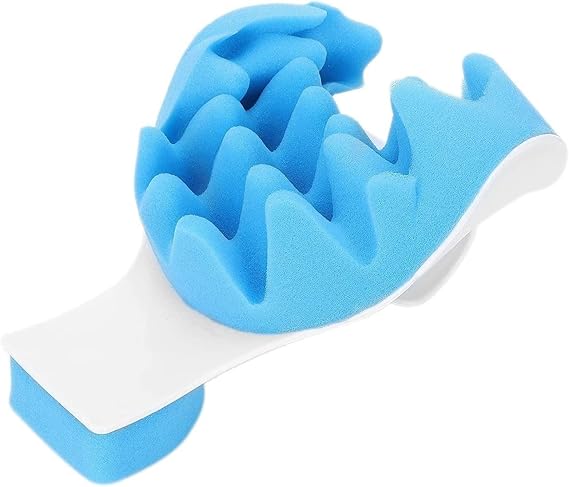 Neck Relaxer Neck Stretcher, Portable Cervical Traction Pillow for Orthopedic Relief Neck and Support Shoulder Upper Spine Pain Loose Massage Traction