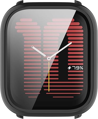 Miniatura 7 de BabyValley Paquete de 2 fundas para reloj compatibles con Amazfit Active, ultrafinas y rígidas de policarbonato protector para Amazfit Active