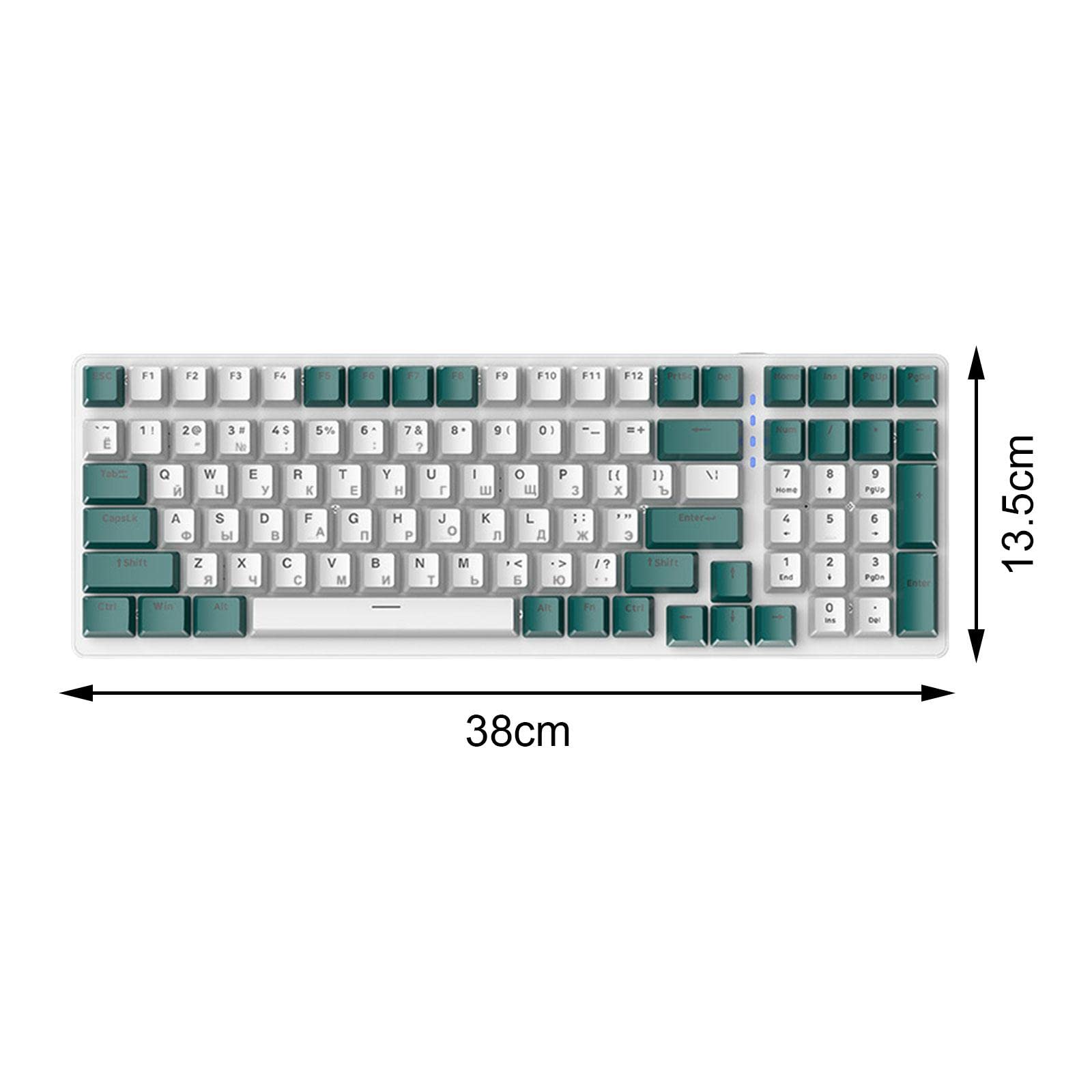 Tastiera meccanica premium con illuminazione RGB per gli appassionati di giochi su PC, stile C