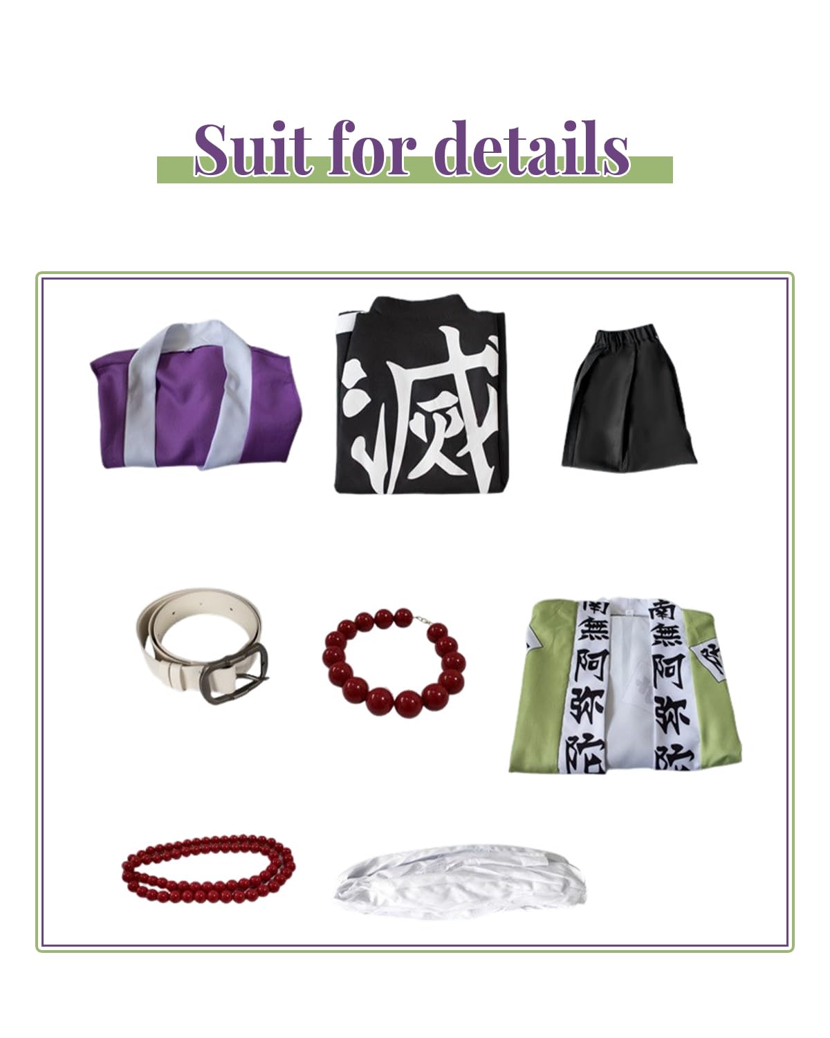 CR ROLECOS Anime Cosplay Himejima Gyomei Cosplay Costume Anime Himejima Gyomei Halloween Suit S - Image 4
