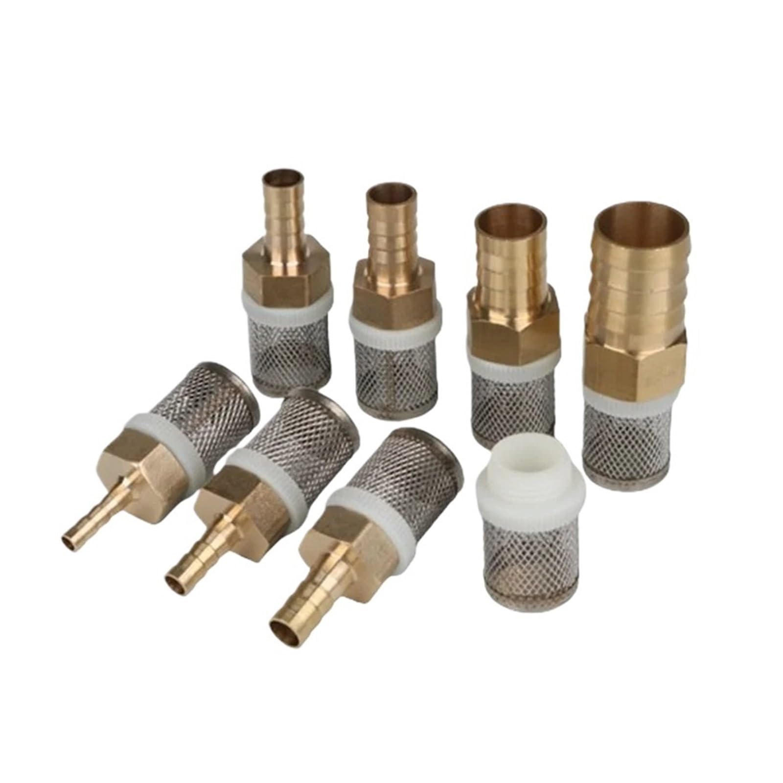Filtro para Manguera de jardín, Manguera de Bomba de riego de jardín con Filtro de Malla de plástico de Acero Inoxidable y latón de 6-25 mm (1 o 5 Unidades)(25mm,5 Pieces)