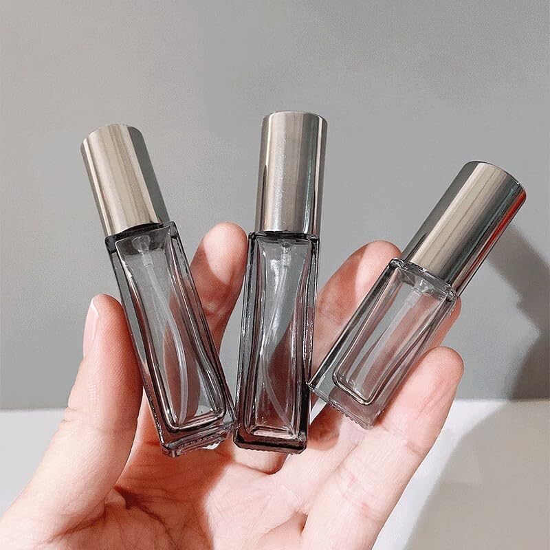 Mini Bottiglie di Profumo da Viaggio, Atomizzatore di Profumo 2 Pezzi Flacone Spray di Profumo 5ml 9ml Atomizzatore di Vetro Vuoto Portatile Fiala di Campione Bottiglia Ricaricabile da Viaggio Ricaric
