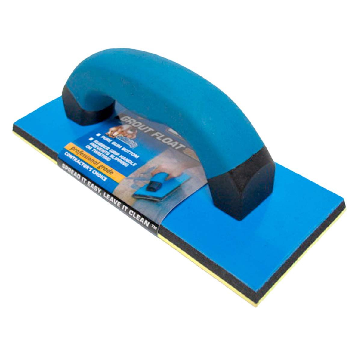 4" x 9" Gum Rubber Grout Float with SoftGrip Handle