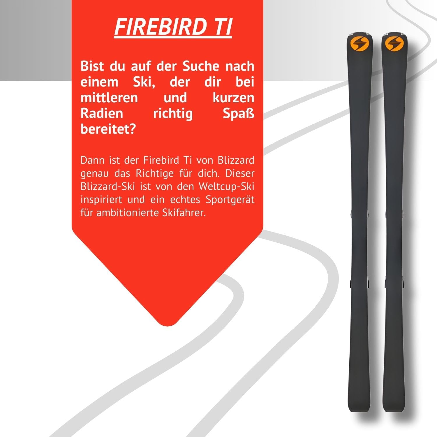 Sci alpino Carvingski – Blizzard Firebird Ti – Full Camber Rocker, con rilegatura TP 11 Light Demo Z3 – 11 – per piloti avanzati e buoni – adatto per piste preparate