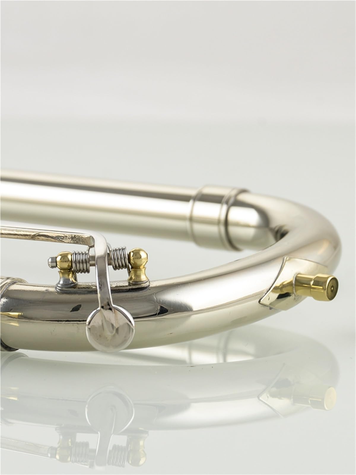 Tenor-Transponiertes Posauneninstrument B-Flat Bis F Professionelles Weißes Messingrohr Profiposaune