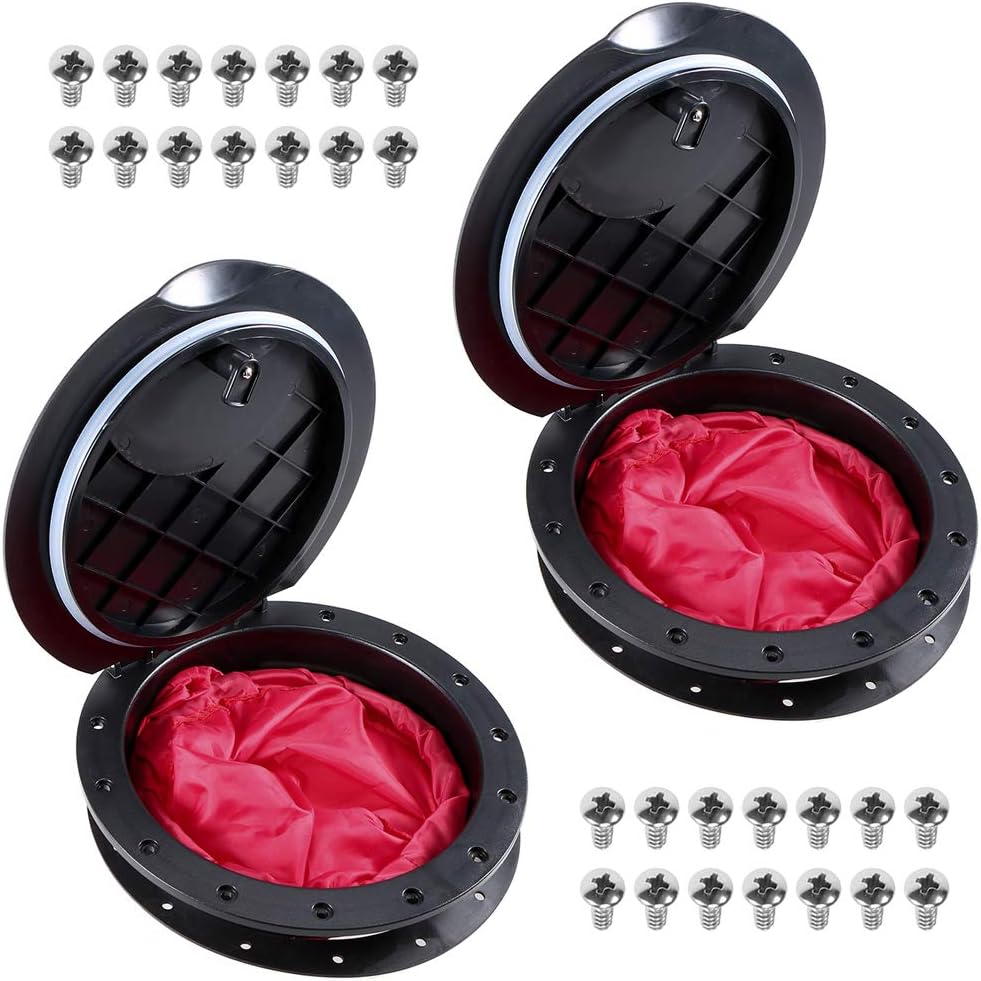 LIXADA 6”/9″ Deck Plate Hatch Cover Kit with Storage Bag for Marine Inflatable Boat Kayak Rigging LIXADA 6”/9″ Deck Plate Hatch Cover Kit with Storage Bag for Marine Inflatable Boat Kayak Rigging