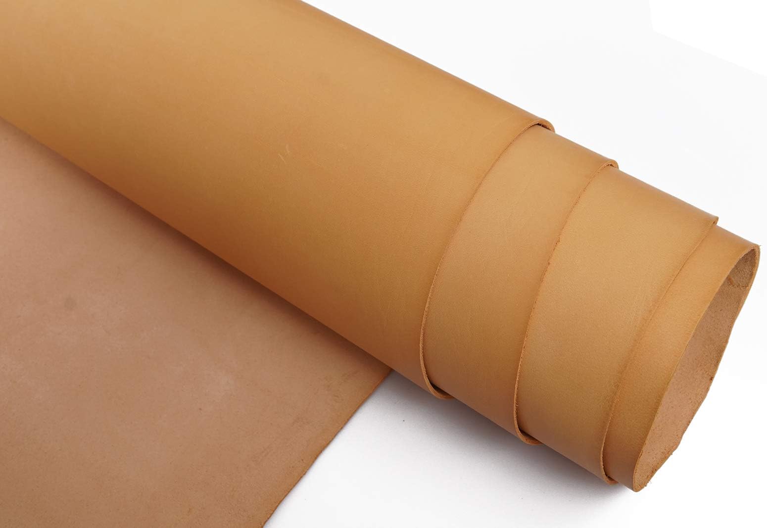 Veg Tan Tooling Leather 2.0mm Full Grain Stiff Cowhide Handmade DIY Art Crafts Carving Firm Genuine Leather