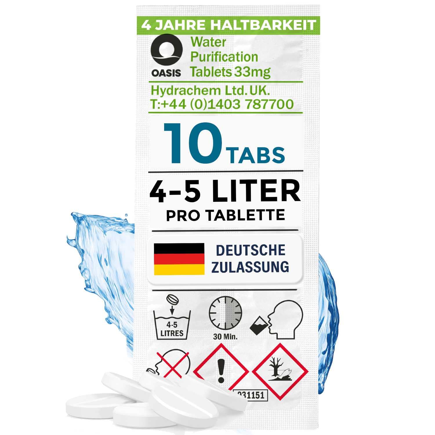 Wicked Chili Wasseraufbereitungstabletten Produktbeschreibung