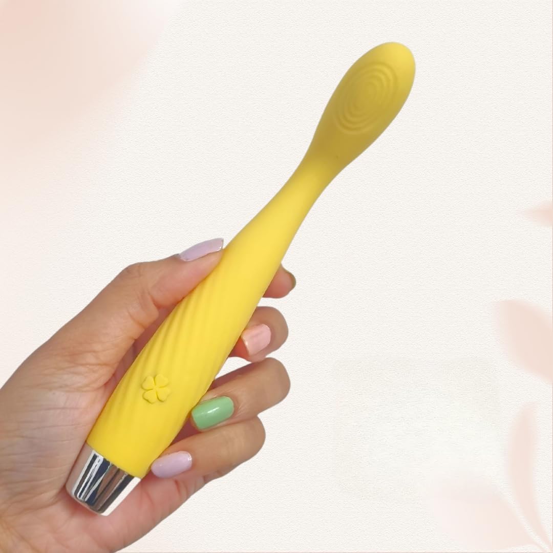 Beyond Touch Full Body Electric Soulmate Silent Mini Massager | Flexible Neck | Relaxation | Waterproof | Rechargeable | 10 Speed Modes | Travel & Skin Friendly | Ribbed Flexible Head | Stress & Pain Relief | Banana Yellow (B0D986JFSK) Amazon Price History, Amazon Price Tracker