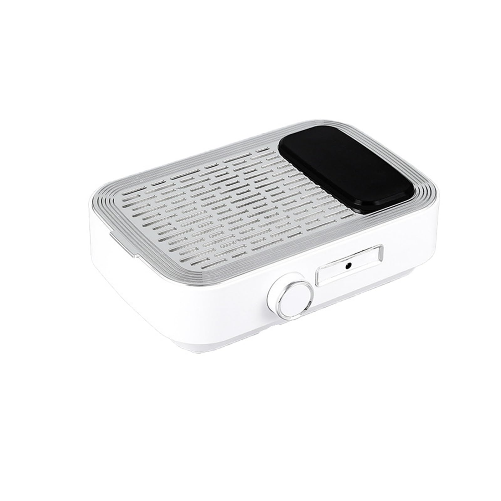 Aspiratore Unghie, Aspirapolvere for unghie con carica ad alta potenza da 150 W Carica aspirapolvere for unghie da tavolo la di scarico for collettore di polveri for manicure con filtri(White)