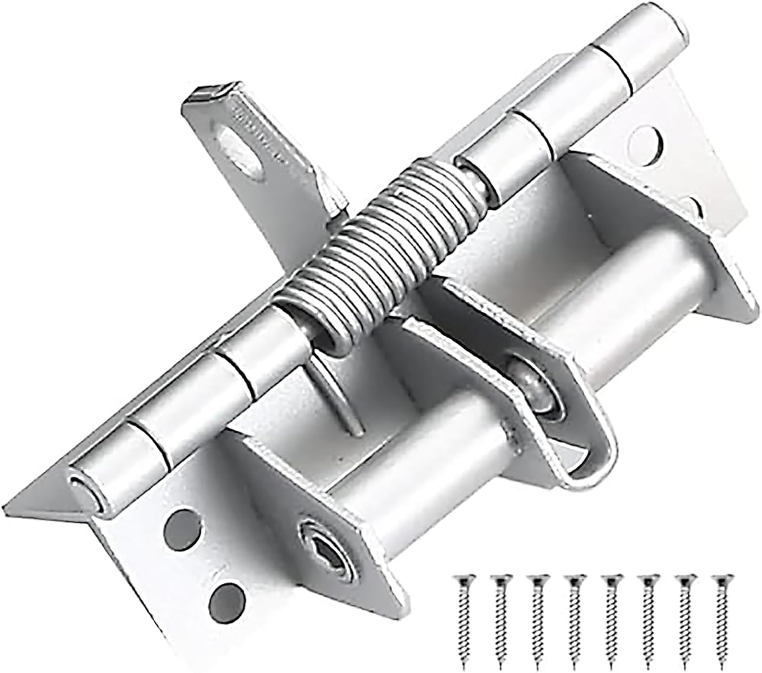 3-in-1 Automatic Door Hinge Lock | Heavy Duty Spring Closer with 90° Positioning Multifunctional Self-Closing Hinges for Home, Office, Bedroom, Bathroom, Wooden & Metal Doors – Rust Resistant