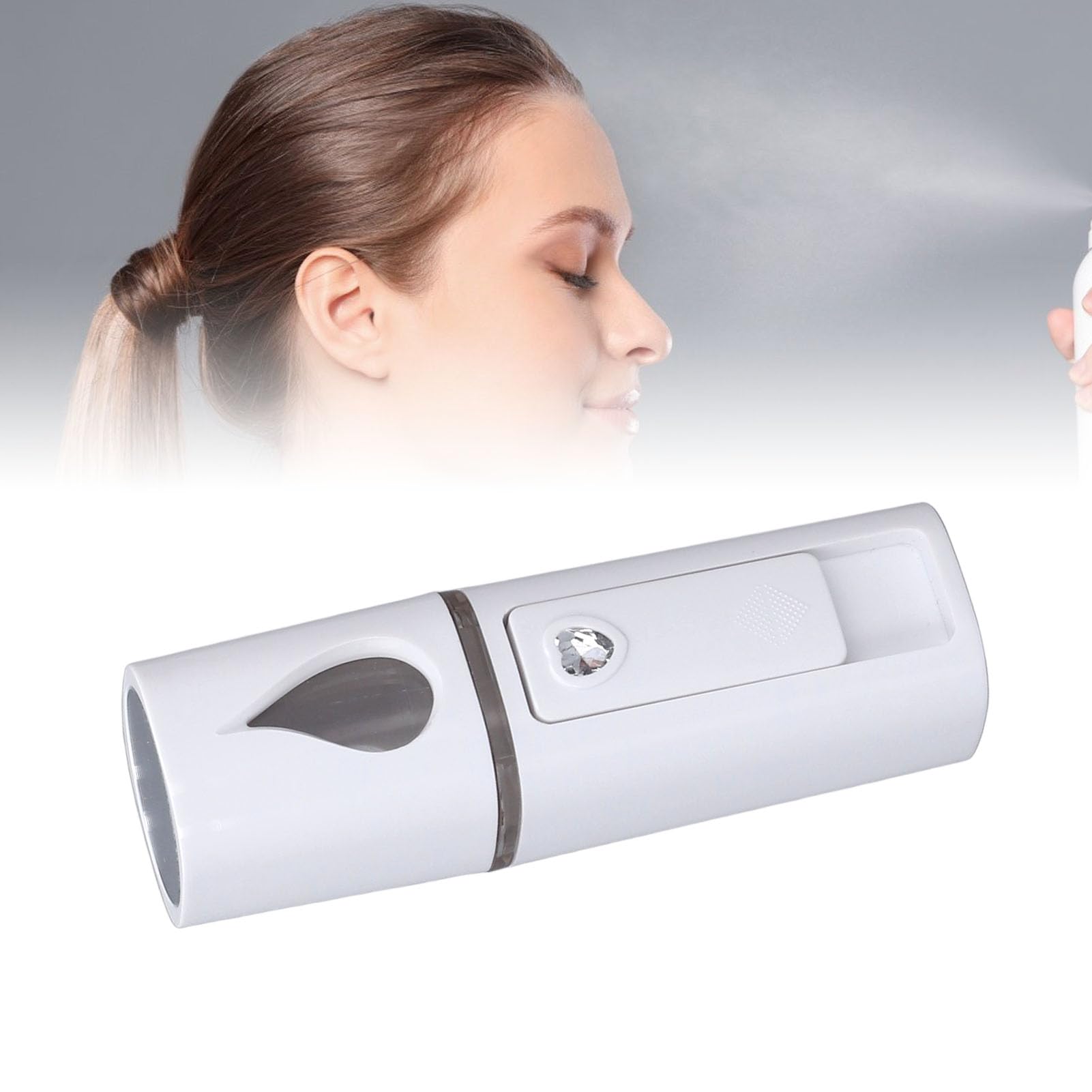 Nano Facial Mister, Wiederaufladbarer USB-Nebelsprüher, Mini-Gesichtsbefeuchter, Tragbare Reinigung der Poren, Feuchtigkeitsspendend, Feuchtigkeitsspendende Hautpflege,