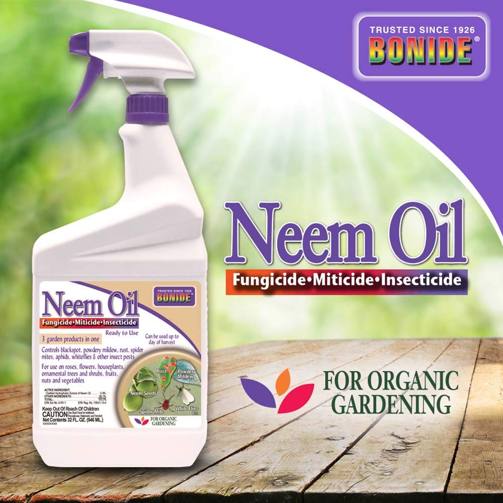 Bonide Bnd022 Ready To Use Neem Oil Insect Pesticide For Organic Gardening 32 Oz Amazon Sg Lawn Garden