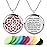 Aromatherapy Essential Oil Diffuser Necklace Stainless Steel lnspirational Locket PendantSunflower