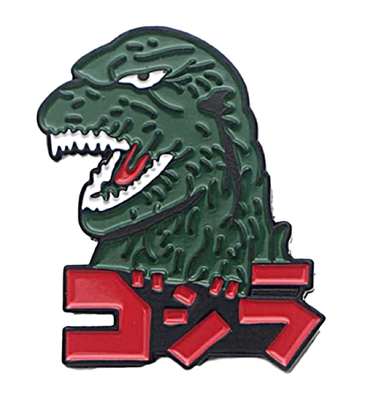 New Horizons Production Godzilla Monster Classic Logo Metal Enamel Pin_AB