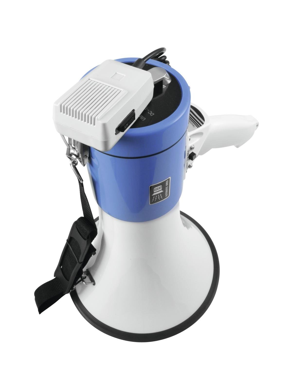 Omnitronic Megafono MP-25 Con Sirena - 25W, 800m Copertura