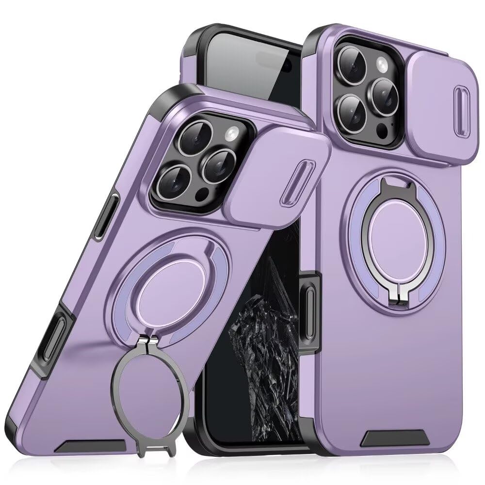 Coque iPhone 14 Pro Max robuste avec anneau magnétique et finition premium - 8