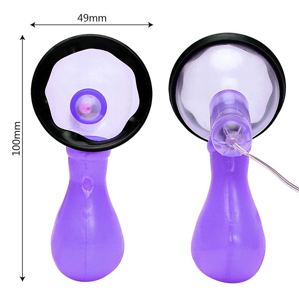 Lamerse la Lengua, pezón y vibrador de succión, masajeador de Senos, estimulador de clítoris de Silicona, estimulador de Juguetes sexuales, potenciador de ampliadores para Mujeres, (Rosa)