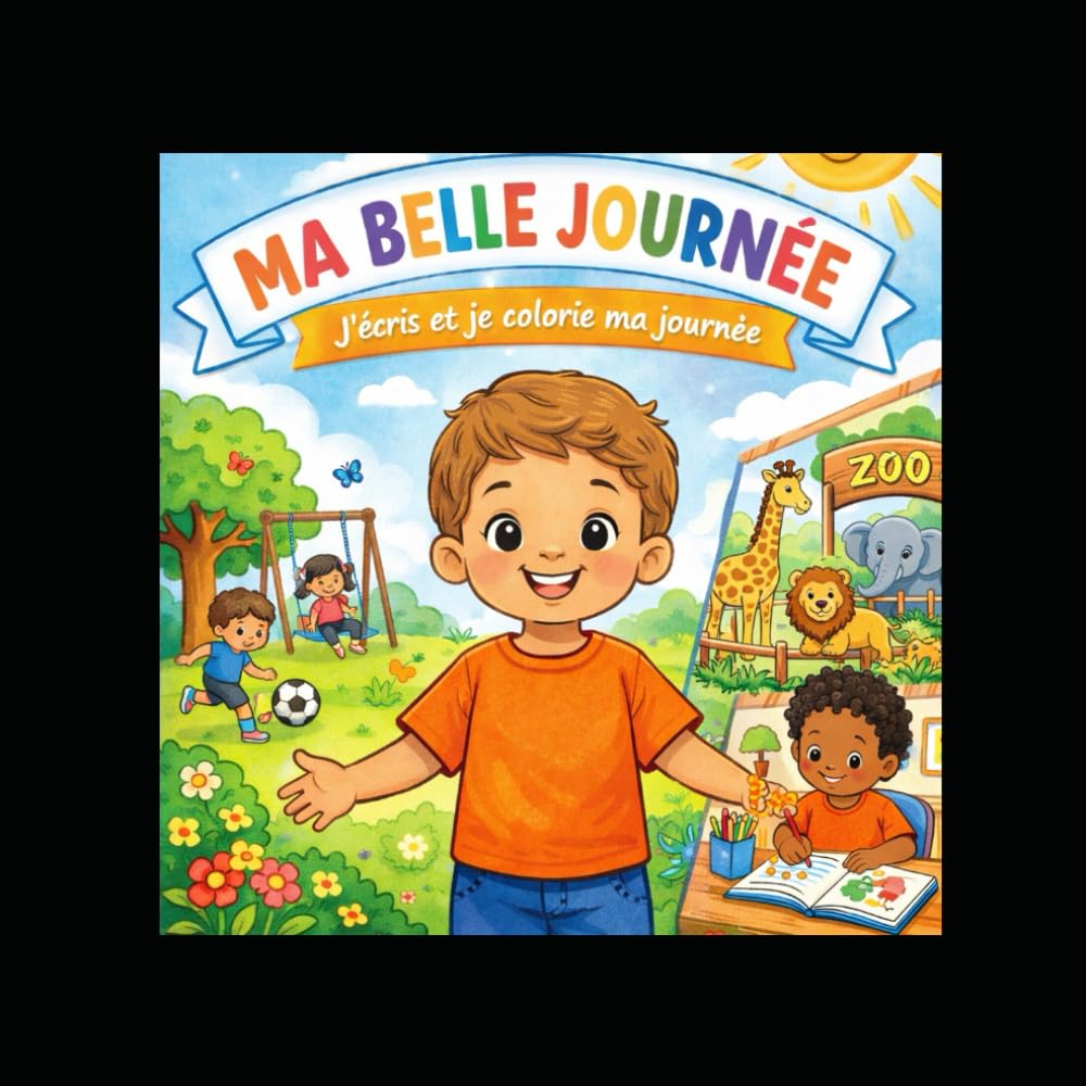 MA BELLE Journée: J’écris et je colorie ma journée