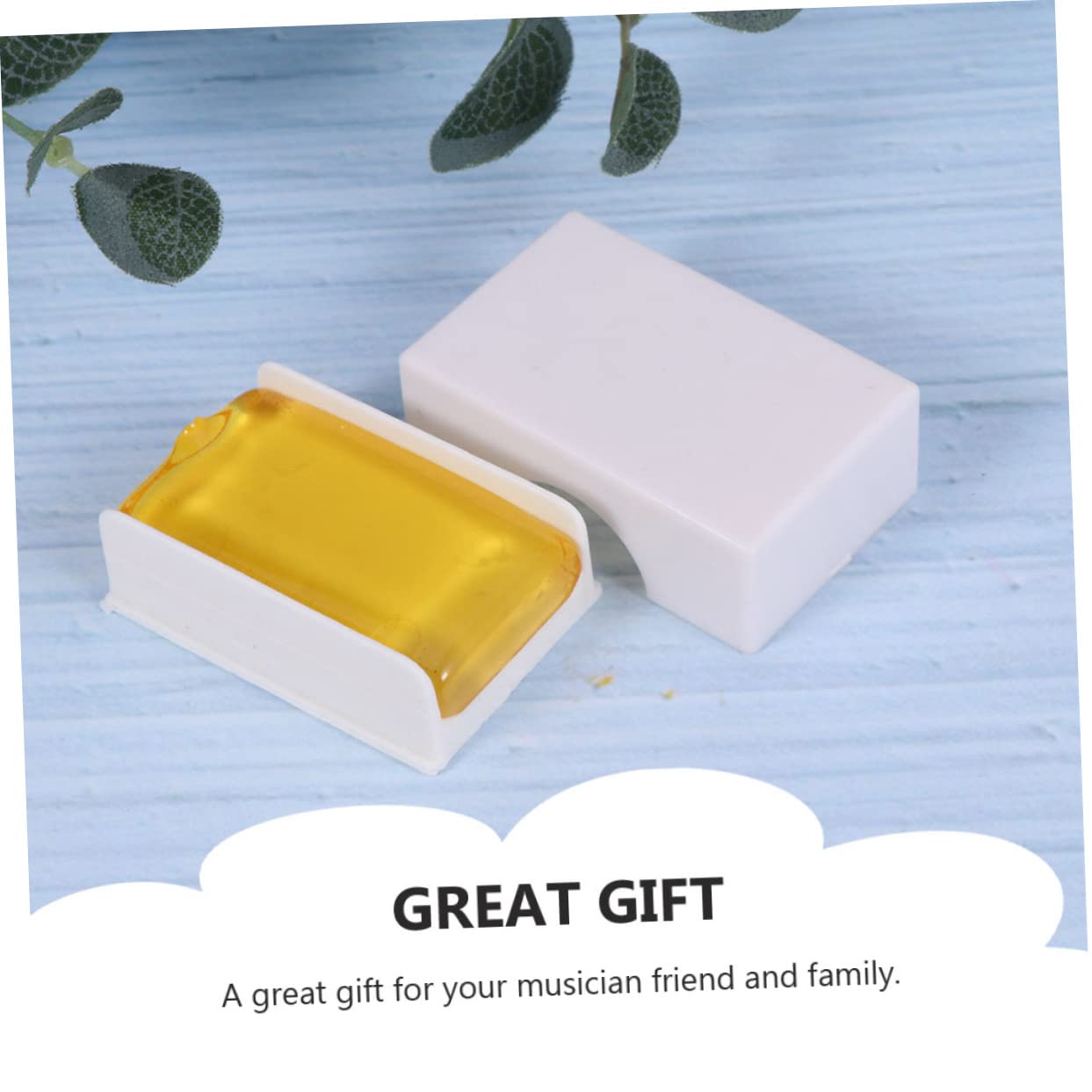 GOOHOCHY Bass Violin Shaped Blocks 8 Pack for Violin Viola Natural for Cello Bow