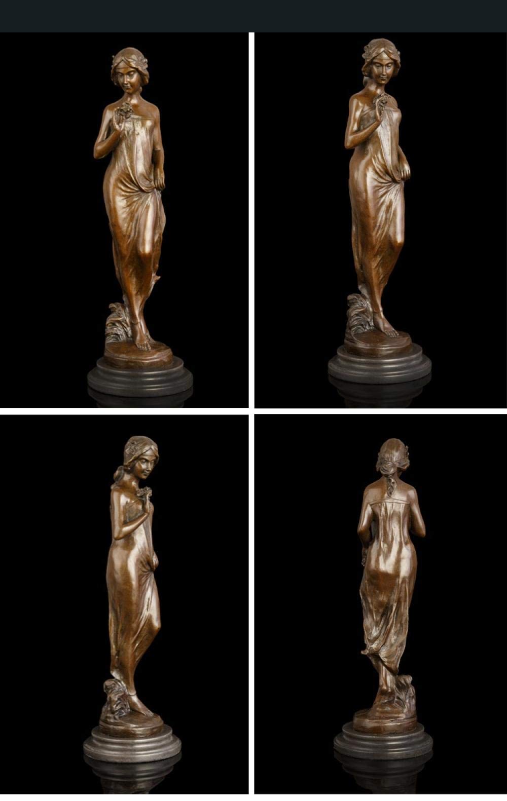 銅　女性像　彫刻　良いですね。とっても。 Amazon.co.jp: 像の壁画の彫刻 銅の女性像の彫刻家の屋内装飾 : Home