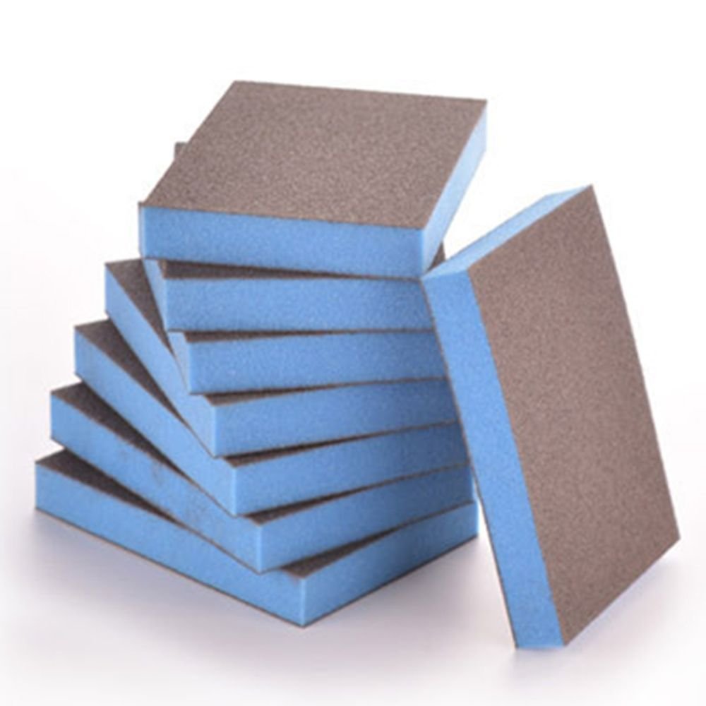 EORTA 8 Pcs Magic Cleaning Sponges Multi-Use Heavy Duty Scrub Scouring Eraser Pads with Carborundum Non-Scratch Emery Cleaner for Kitchen, Bathroom,