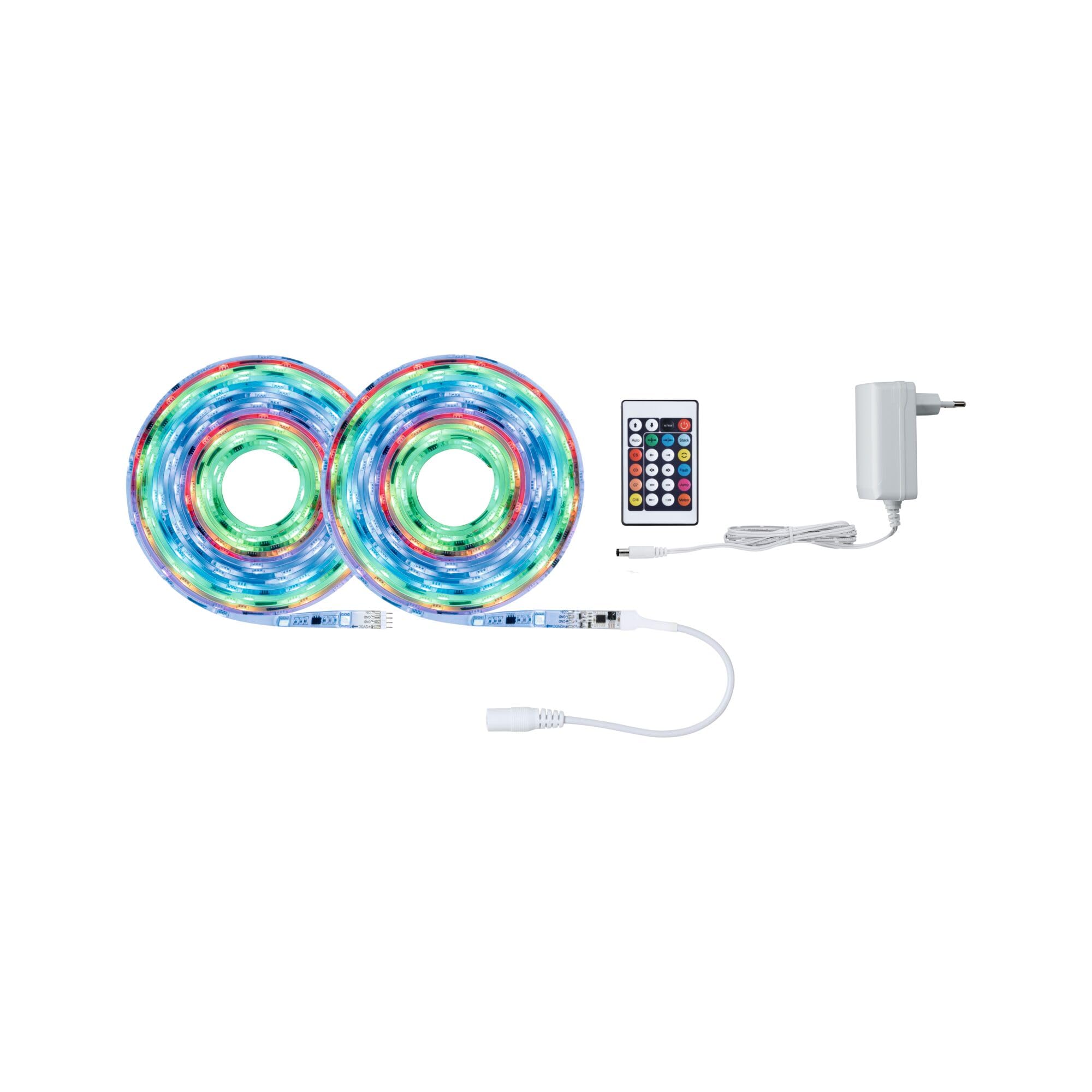 Paulmann 70515 Strip SimpLED LED 17 W, juego básico strip, regulable, blanco, plástico, 10 m, Motion RGB