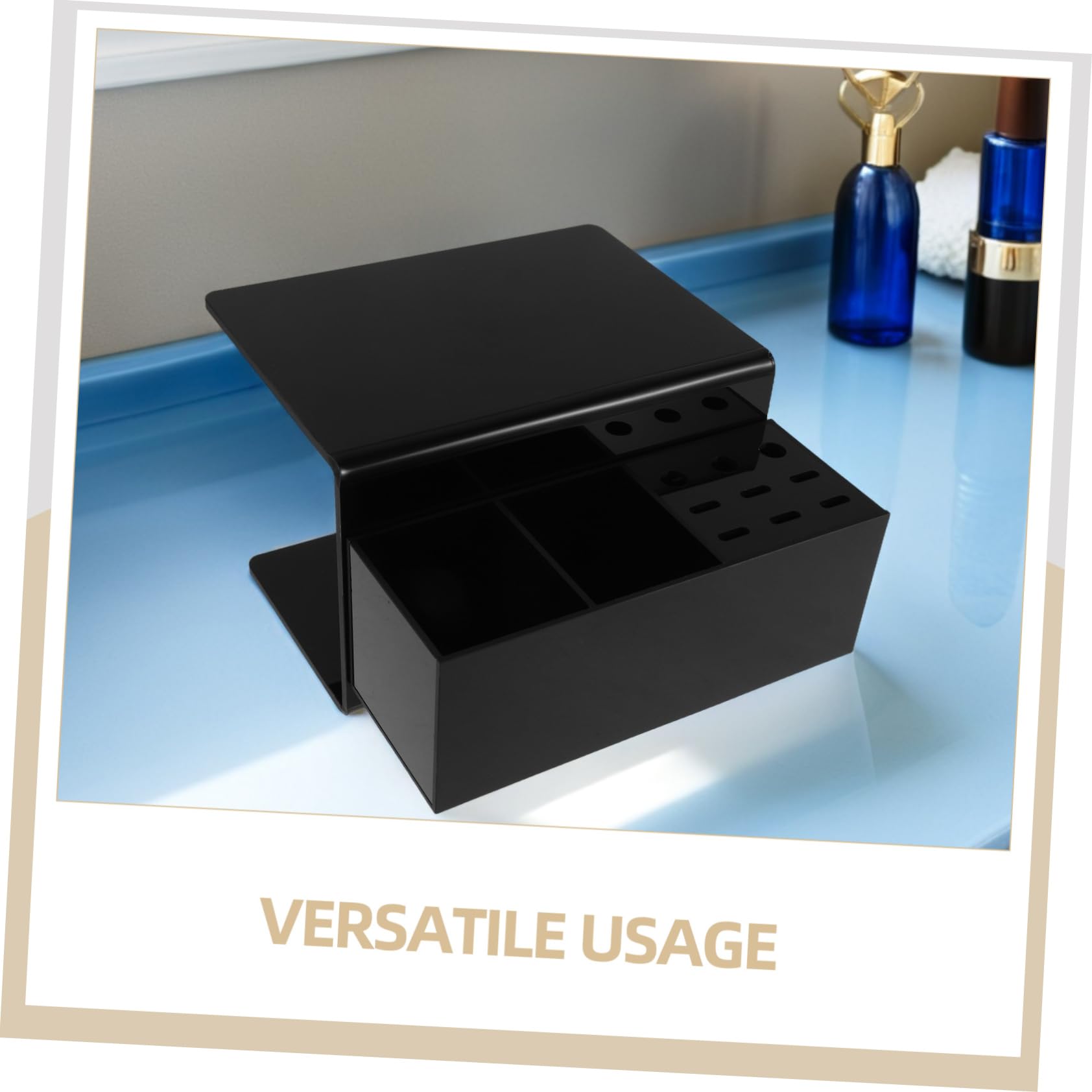 Hemobllo Organizador Desmontable para Pestañas con Almohadilla Ergonómica y Soporte Estable Cojín de Cuello Negro para Técnicos de Extensiones Salones Fácil de y Limpiar
