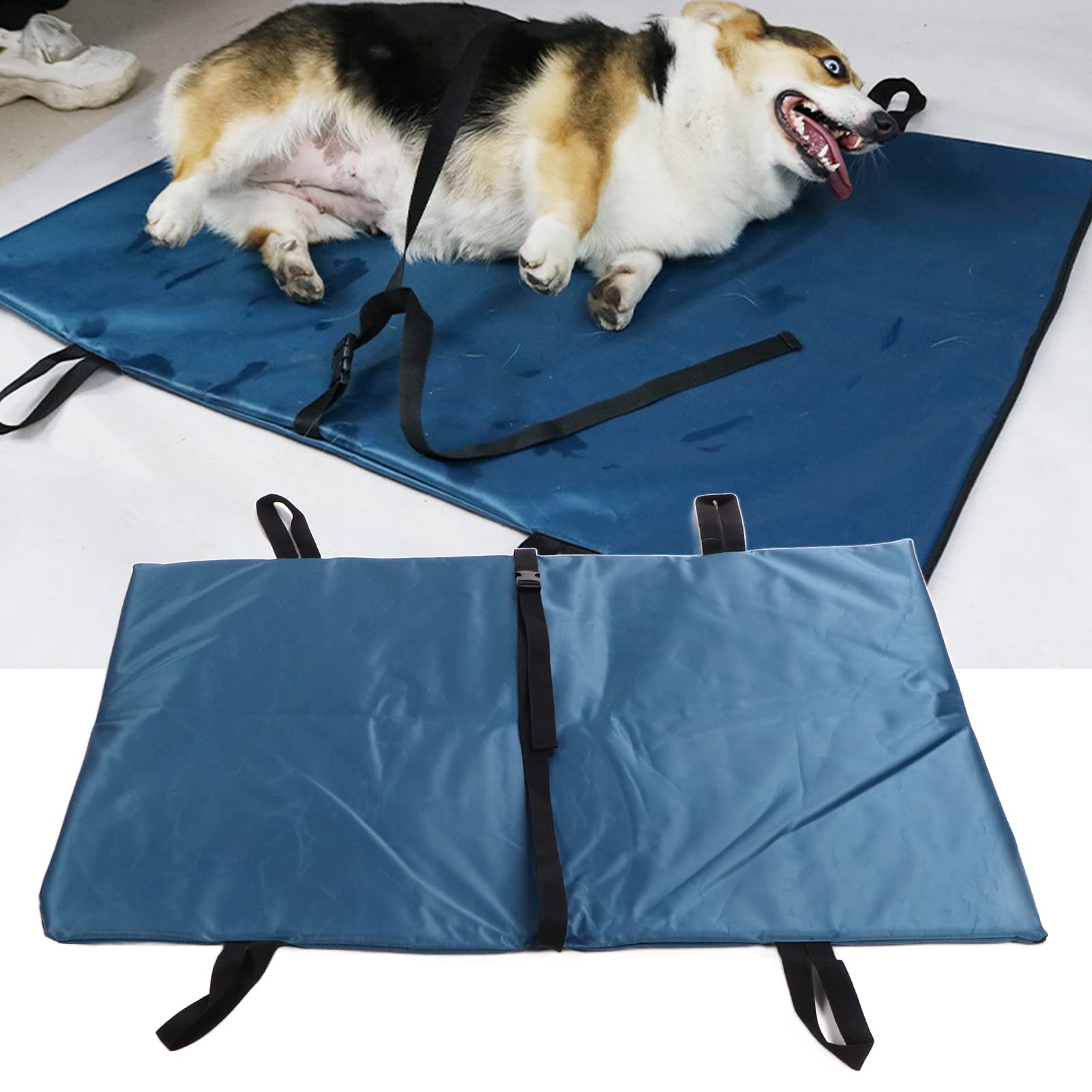 Portable Dog Emergency Stretcher,Sturdy Pet Rescue Stretcher and Dog Emergency Supplies,Flexible and Foldable Pet Transport Stretcher for Quick and Safe Rescue