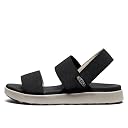 KEEN Women's Elle Backstrap Casual Platform Open Toe Wedge Sandals, Black, 10 gallery image