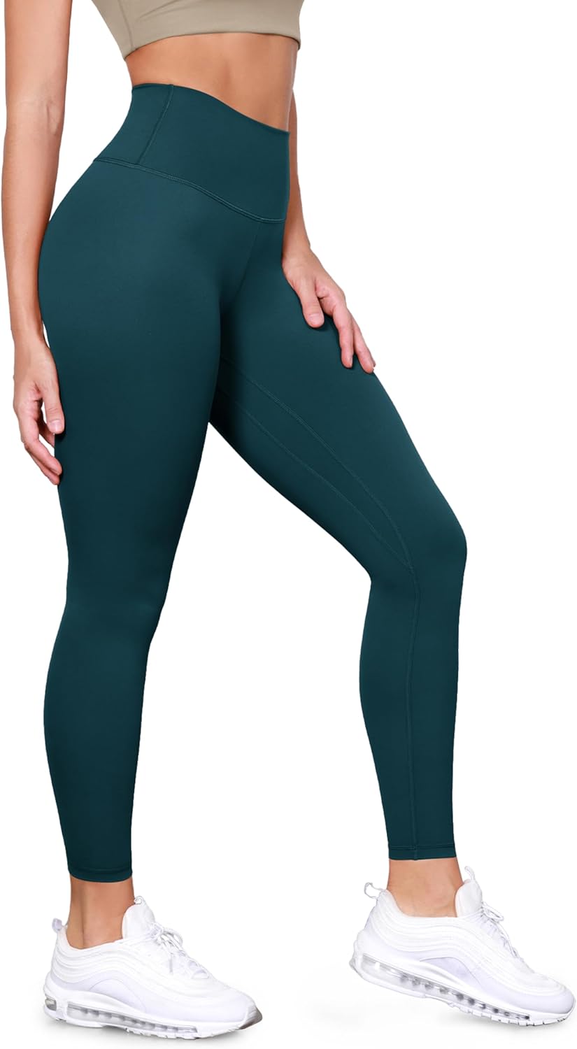 ODODOS Tummy Control Compression Leggings for Women, 25" / 28" High Waist Workout Running Yoga Pants