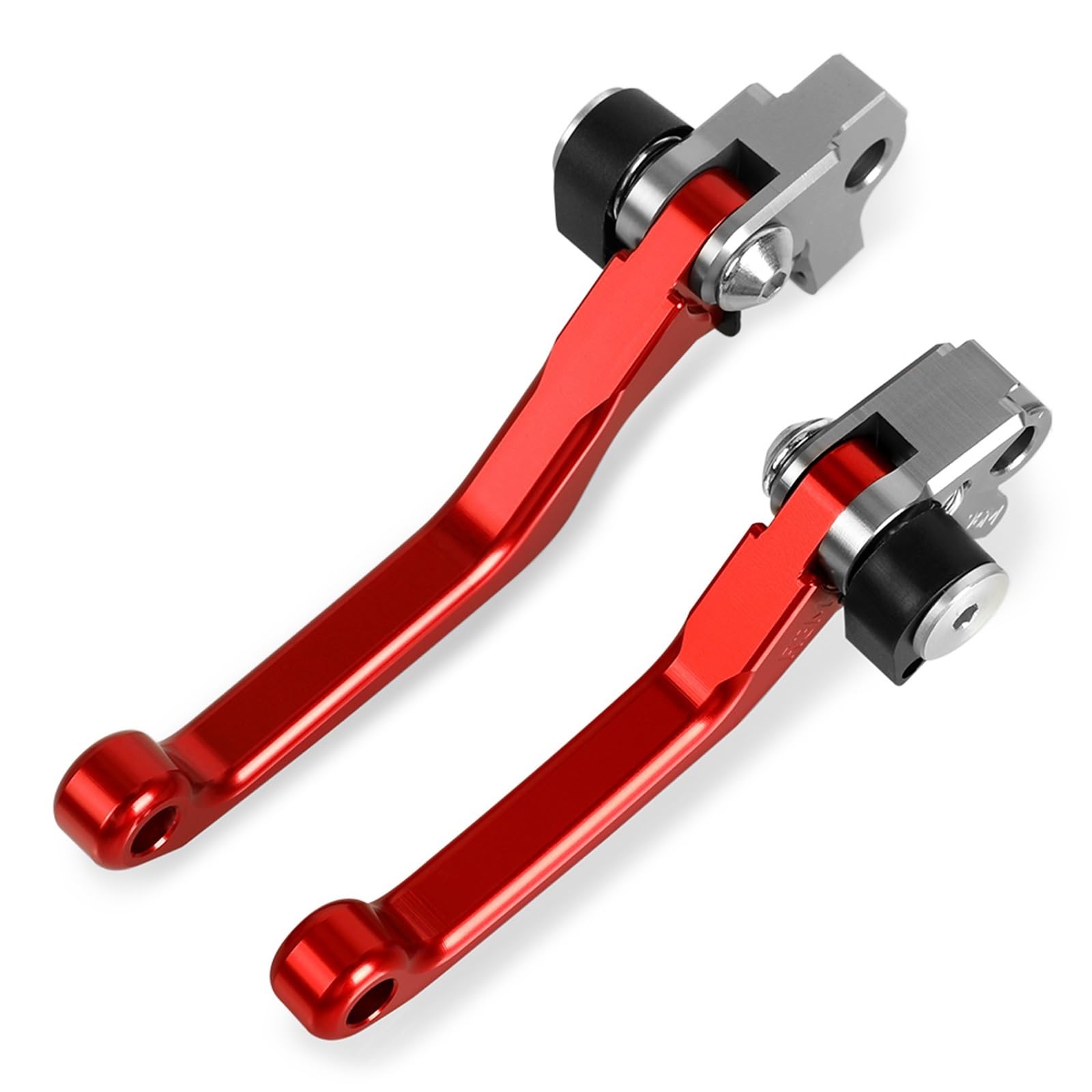 Levier de frein et d'embrayage CRM250R rouge anti-rupture pour moto Honda CRM 250