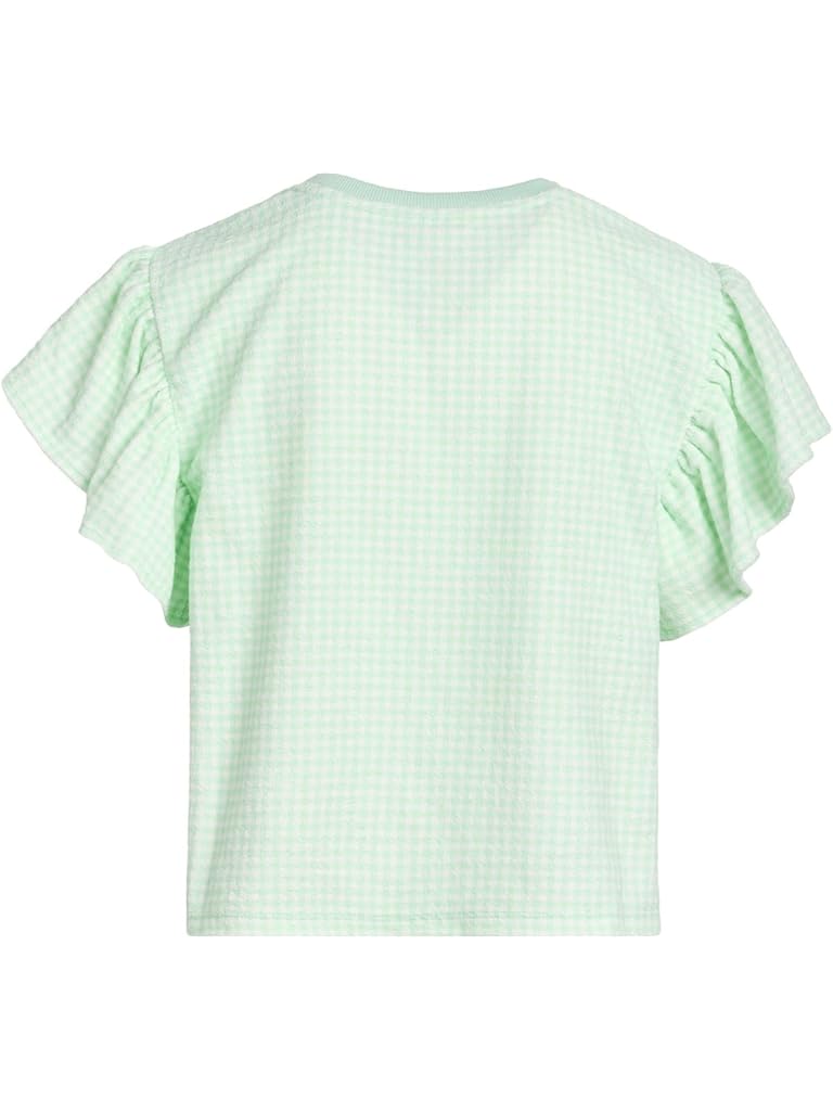 Green Janie and Jack Ginham Terry Shirt (Toddler/Little Kid/Big Kid)
