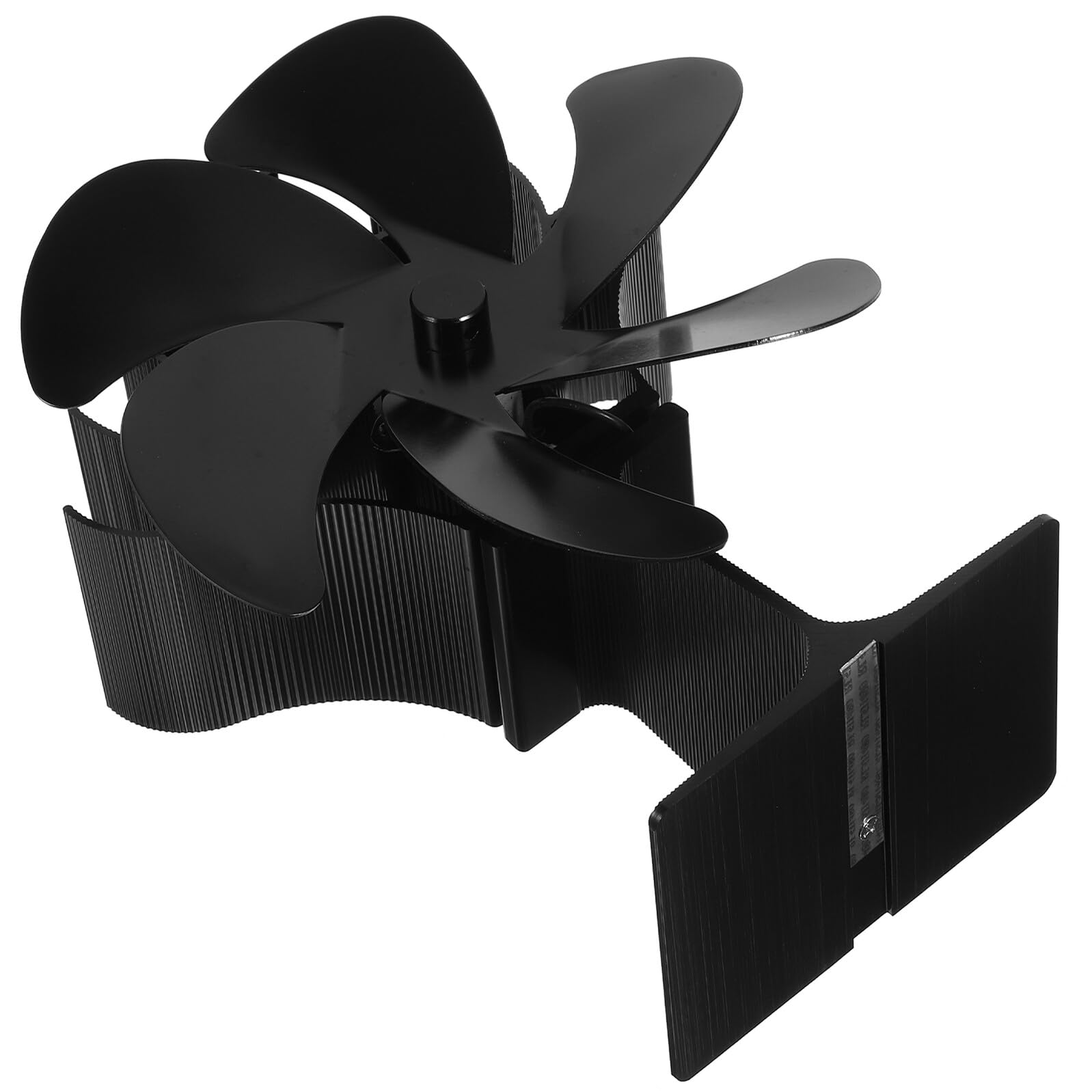 Ventilador de Chimenea Aleación de Aluminio de 5 Aspas Negro