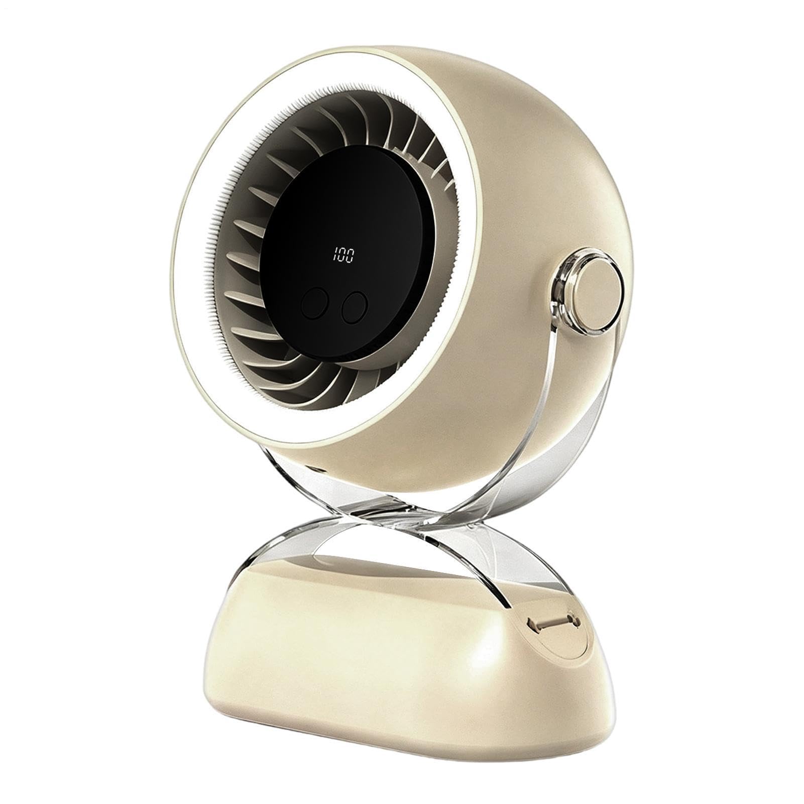 Ventilatore Portatile Per Scrivania Illuminato Multifunzionale 100 Velocità