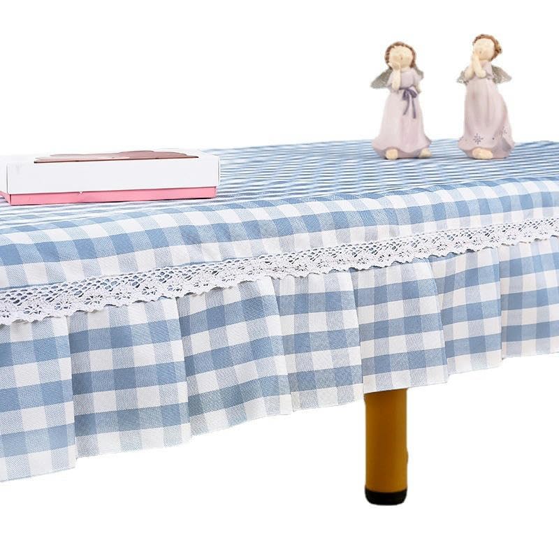 Nappe à volants imperméable pour protéger une grande table des taches d'enfants