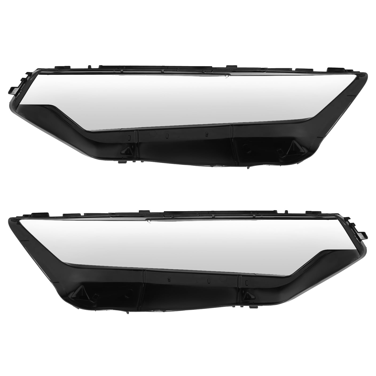 Headlight Lens Cover for 2020 2021 2022Cadillac XT6, Left Driver Side Headlight Cover, Front Headlamp Headlight Lens Cover for 2020-2022Cadillac XT6, Black Housing Clear Lens (Left and Right Side)