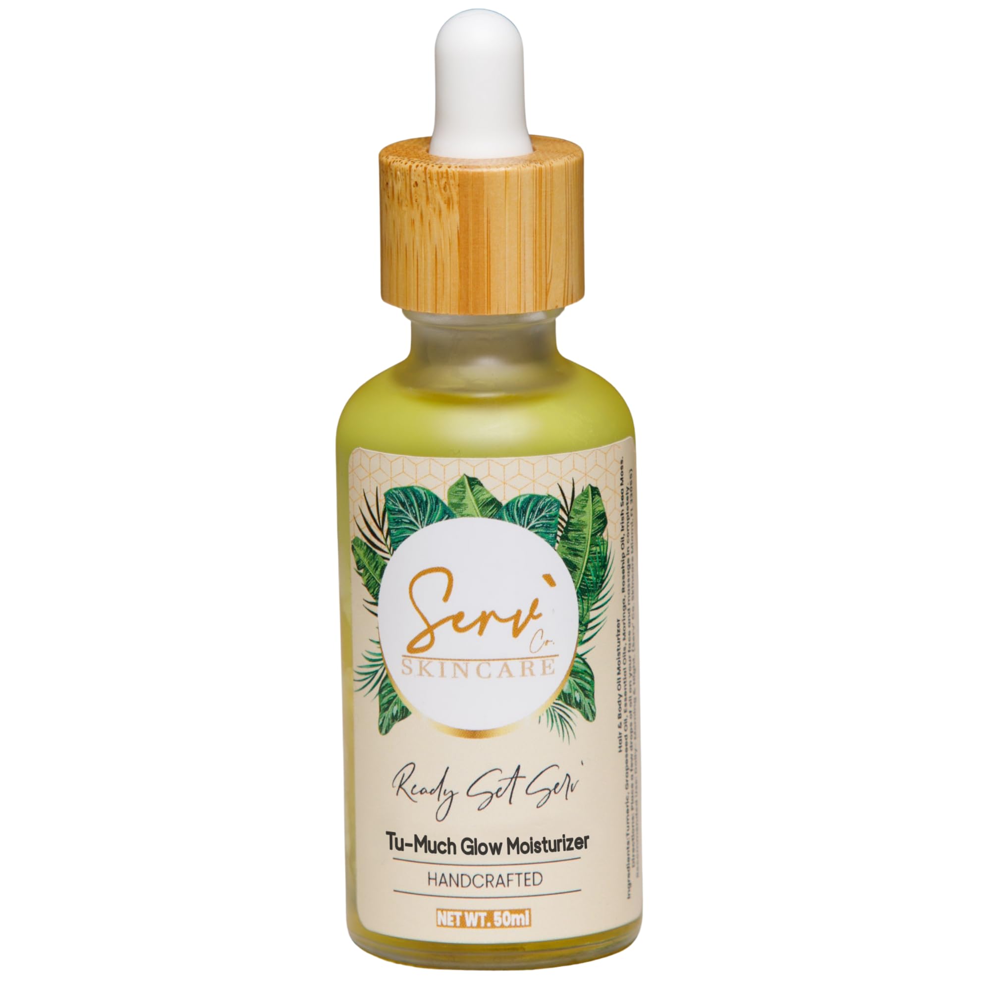 Tu-Much Glow Moisturizer | Non Greasy Daily Moisturizer with Irish Sea Moss | Fragrance Free | Sensitive Skin