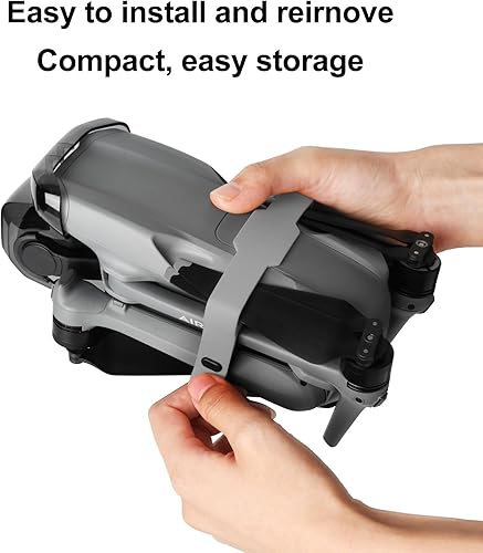 Miniatura 4 de Soporte de hélice para DJI Air 3, protector de correa de protección de hélices estabilizador y fijador de hélices para accesorios DJI Air 3 (negro +