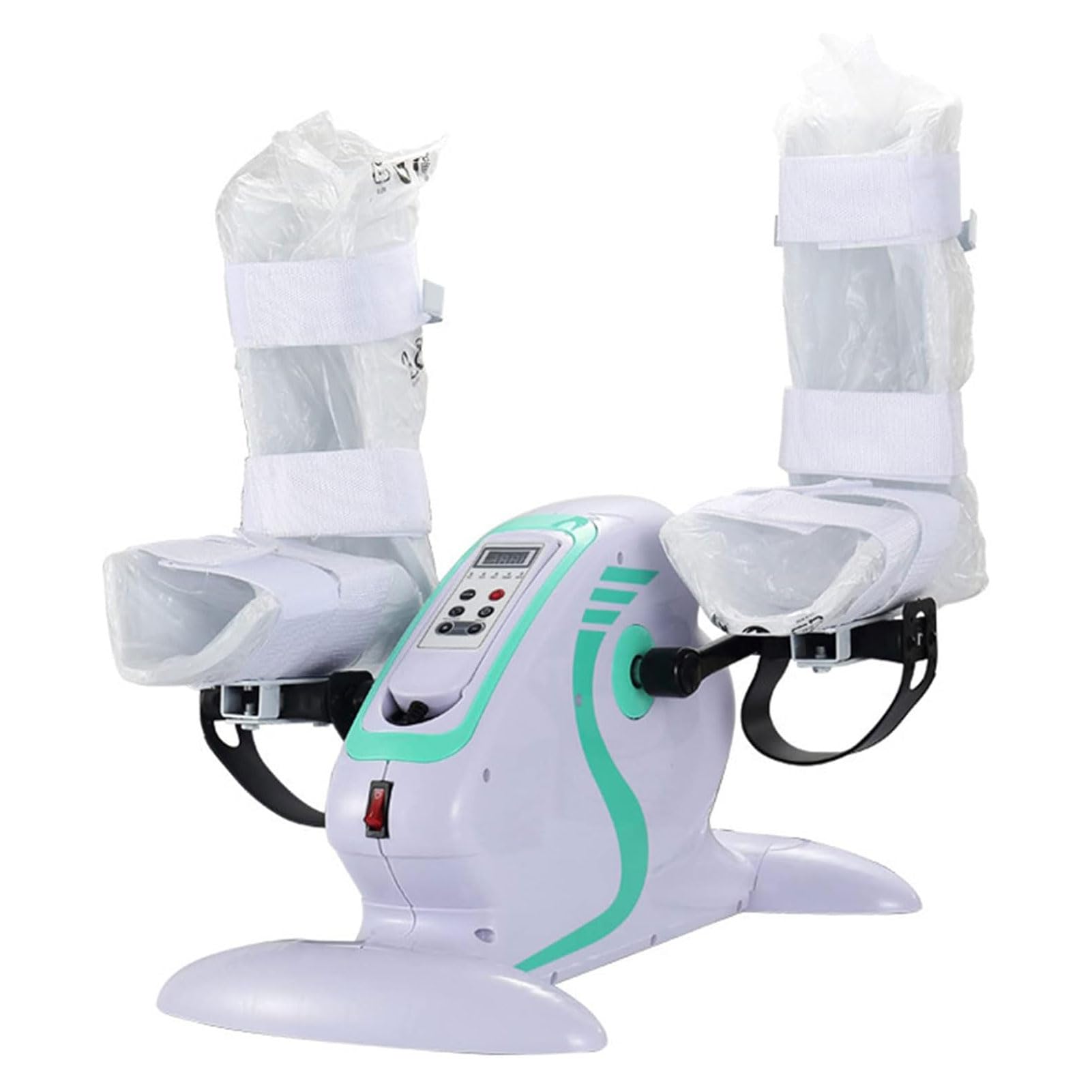 Macchina per Esercizi a Pedali Motorizzata Elettrica, Attrezzatura da Palestra per La Riabilitazione Fitness, Mini Attrezzatura per Riabilitazione per Biciclette Regolabile
