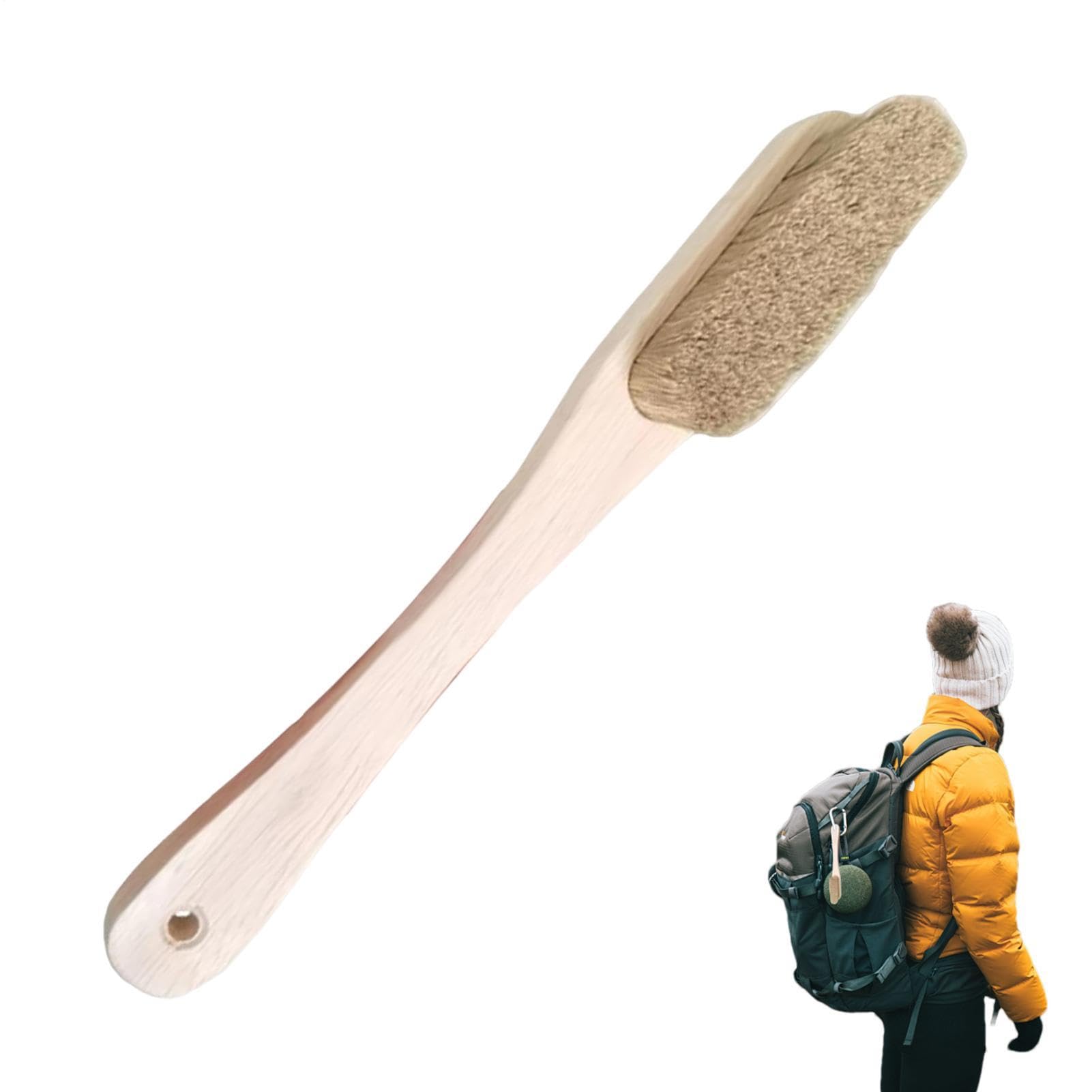 cepillo de limpieza para escalada, cepillo para escalada en roca | Herramientas de escalada con cepillo de tiza 2 en 1 - Herramientas de limpieza de escalada ergonómicas, limpiador de búlder para mont