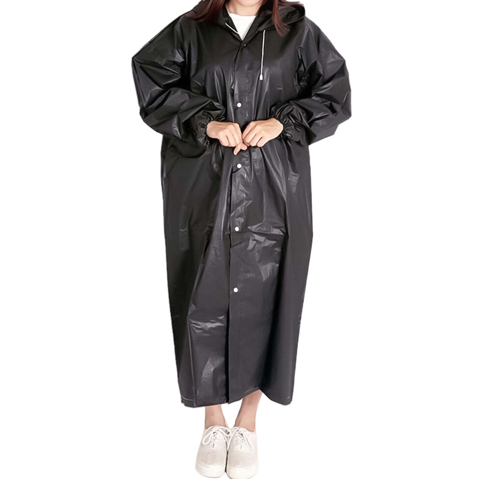 sodeber Adult Long Raincoats Women Men Rain Coat Jackets Hooded Ponchoes for Outdoor Rainwear Waterproof Jackets