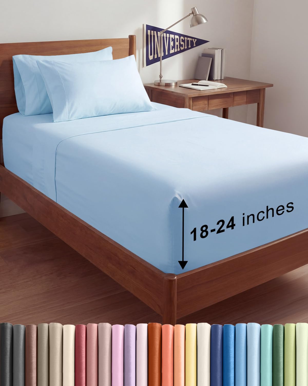 CGK Unlimited Extra Deep Twin XL Sheet Set